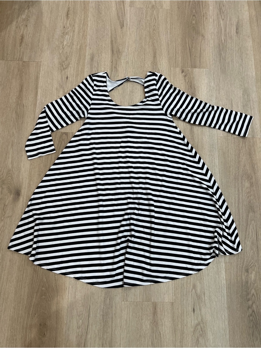 Black and White Stripe Dress